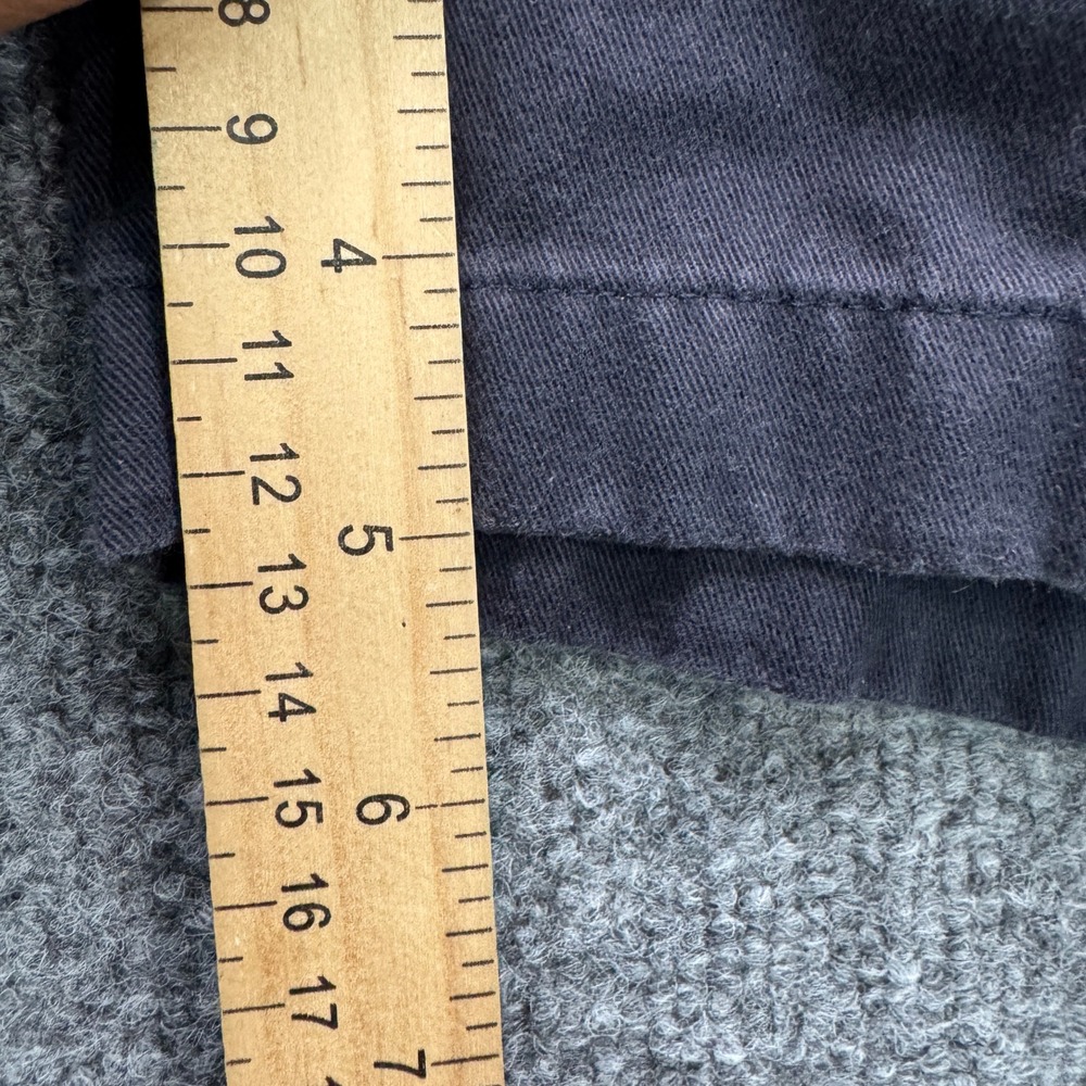 Lands End Elastic Waist Chino Shorts Mens M Black 5.5" Inseam Casual Twill - Picture 11 of 12